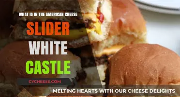 Unveiling White Castle's American Cheese Slider Ingredients: A Tasty Breakdown