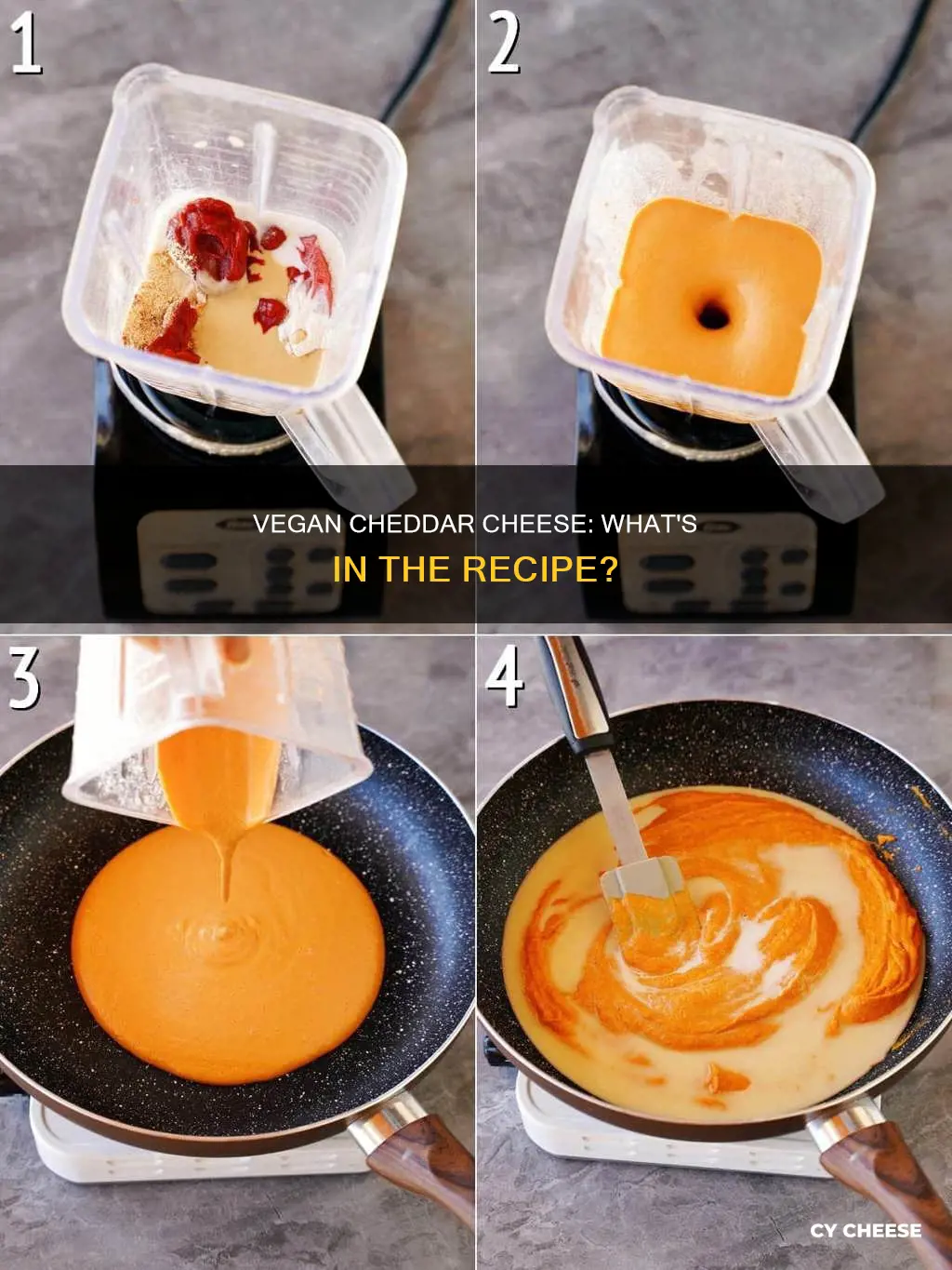 what is in vegan cheddar cheese