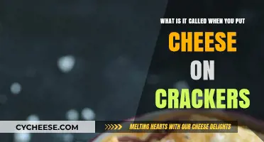 The Art of Topping Crackers with Cheese