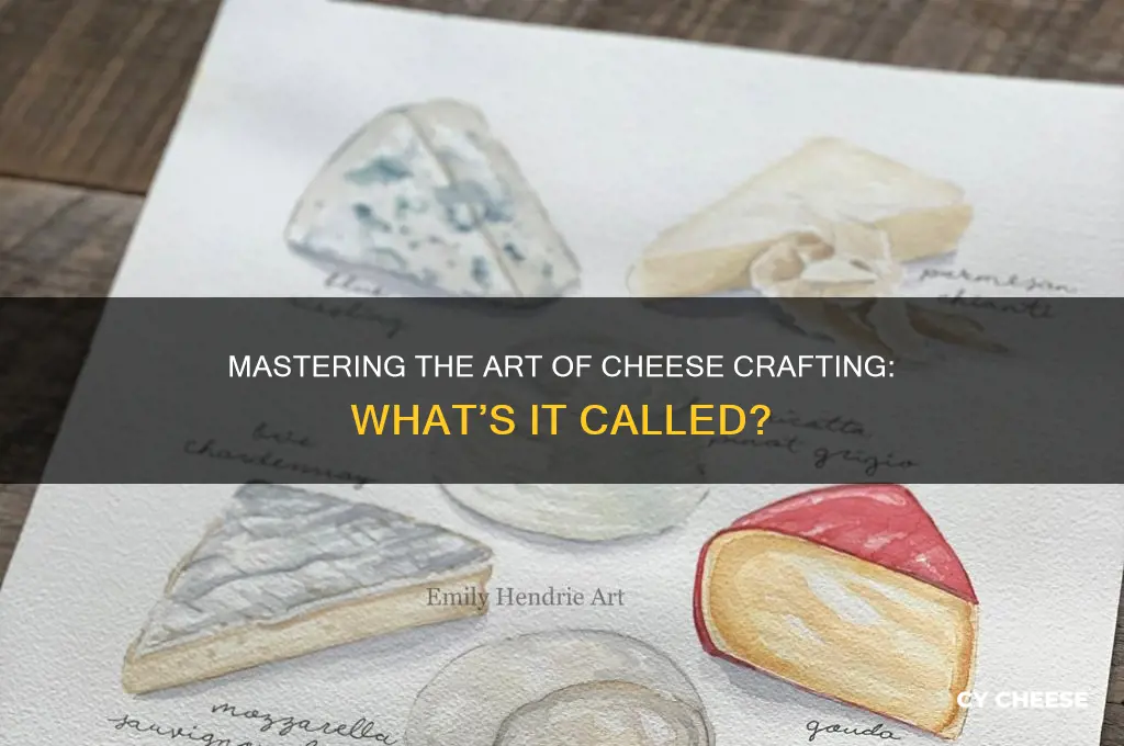 what is it called when you work with cheese