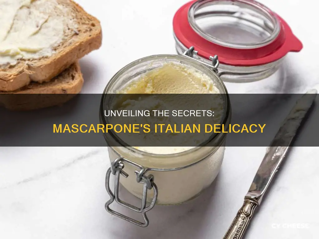 what is italian mascarpone cheese made with