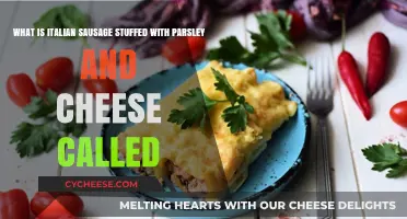 Discover the Name of Italian Sausage Stuffed with Parsley and Cheese