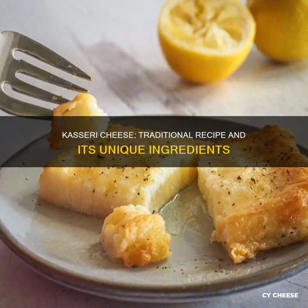 what is kasseri cheese made from