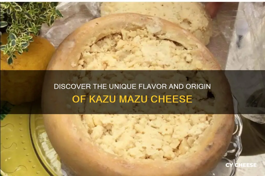what is kazu mazu cheese