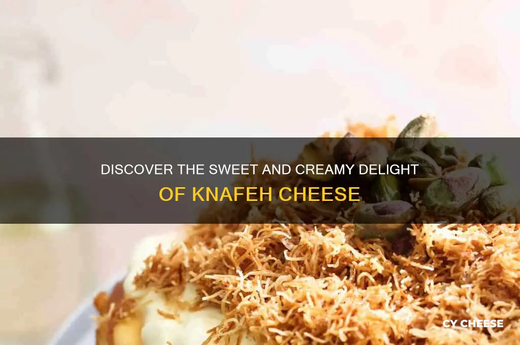 what is knafeh cheese