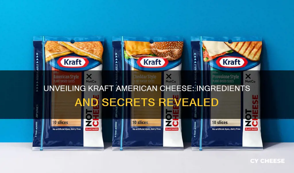 what is kraft american cheese made from