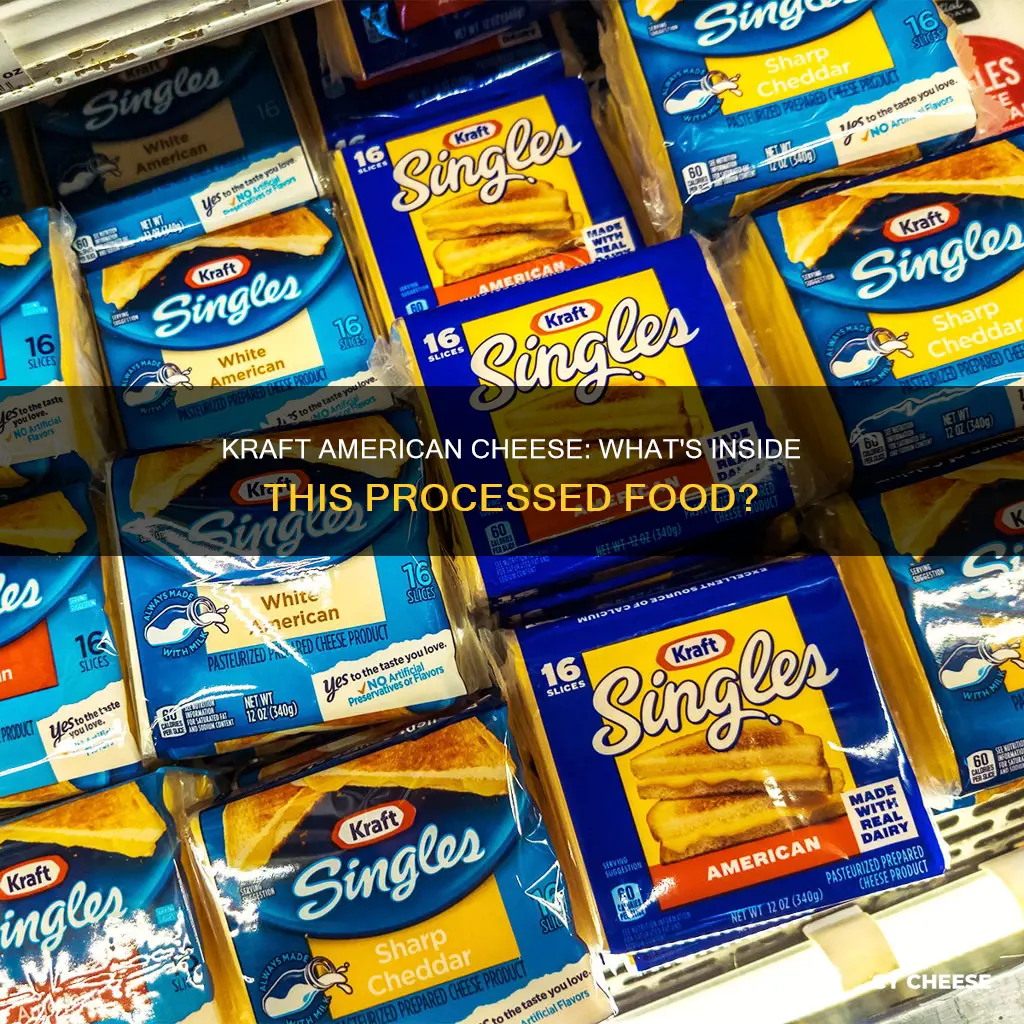 what is kraft american cheese made from