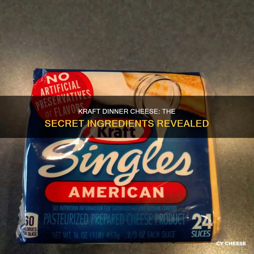 what is kraft dinner cheese made of