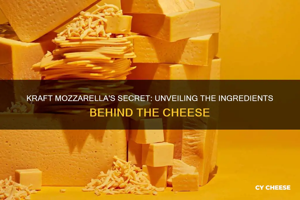 what is kraft mozzarella cheese made from