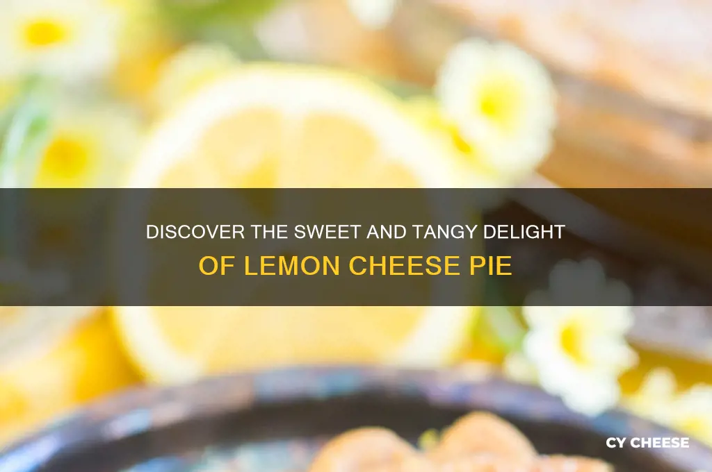 what is lemon cheese pie