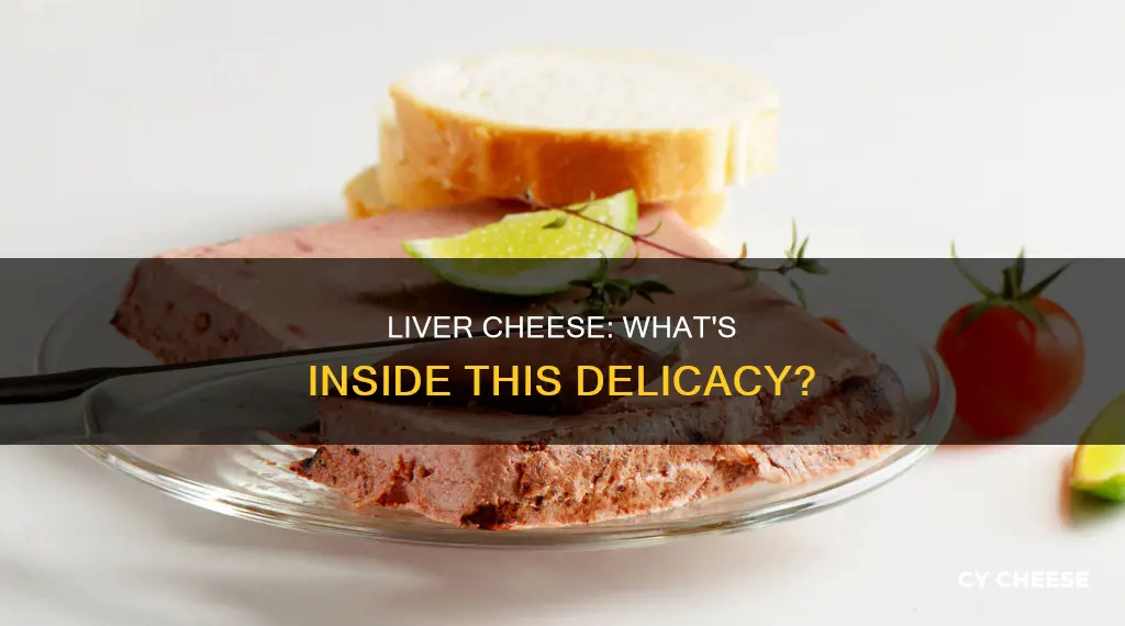 what is liver cheese made of