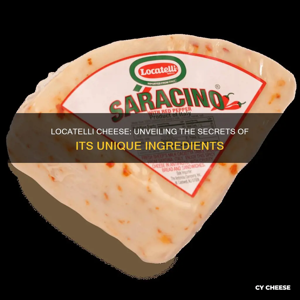 what is locatelli cheese made from