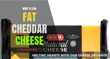 Understanding Low-Fat Cheddar Cheese: A Nutritional Overview