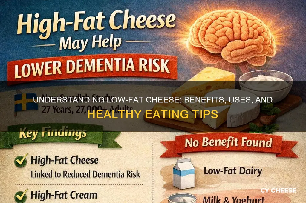 what is low-fat cheese