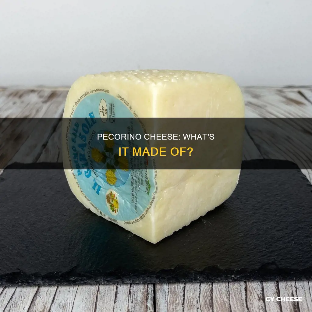 what is made of pecorino cheese