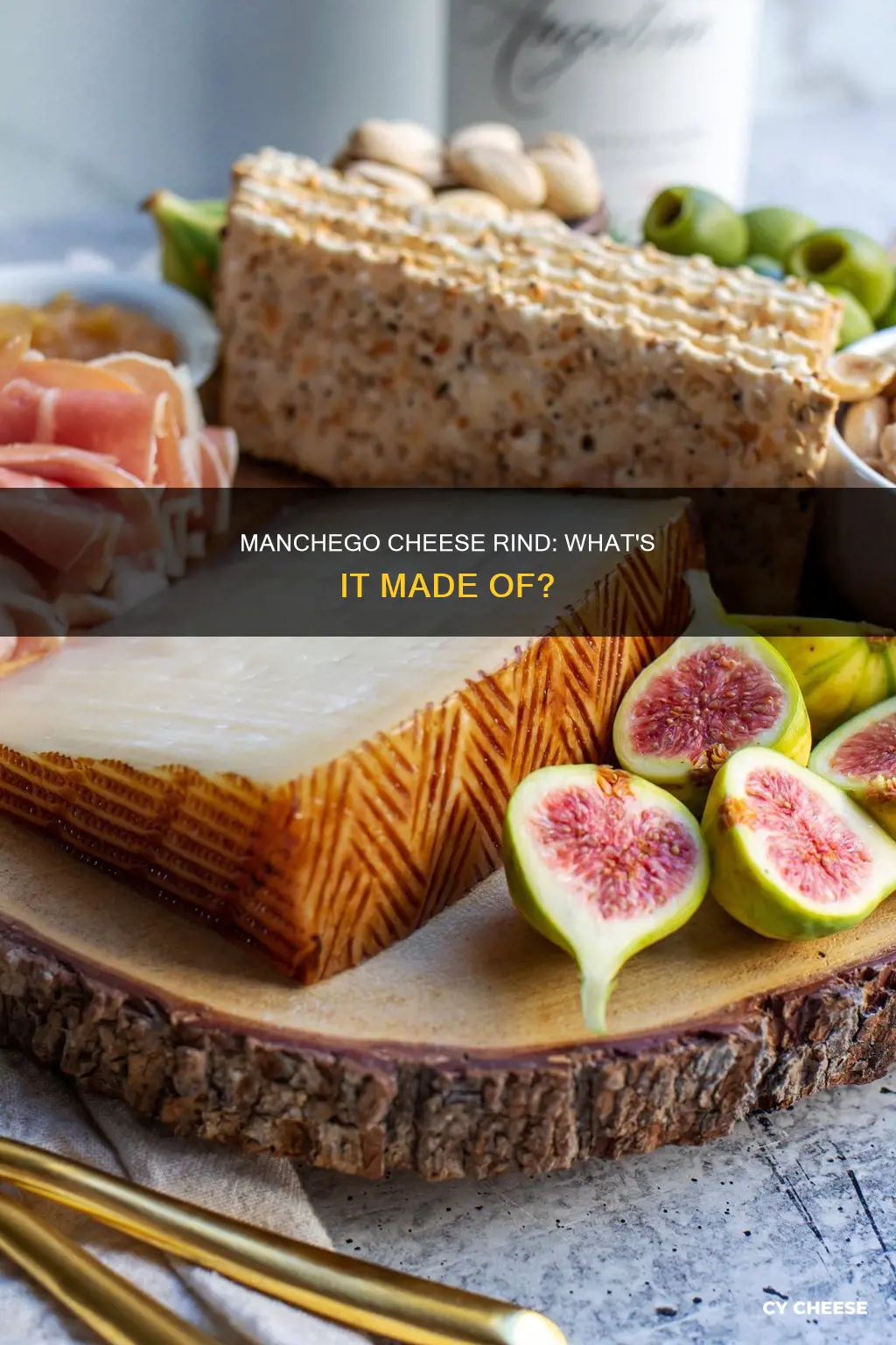 what is manchego cheese rind made of