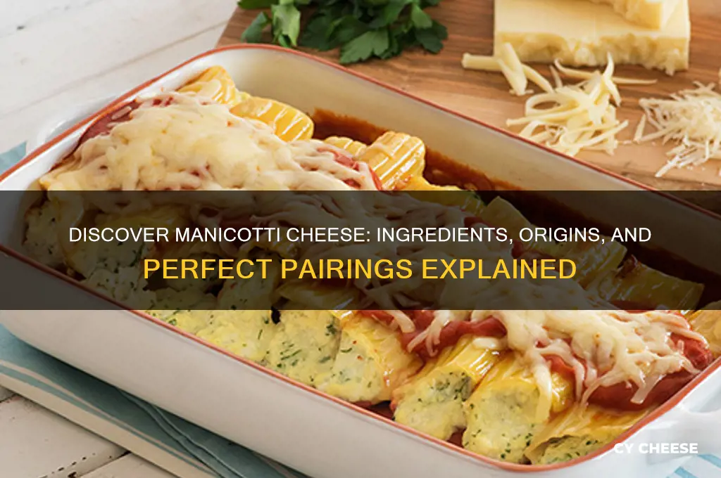 what is manicotti cheese