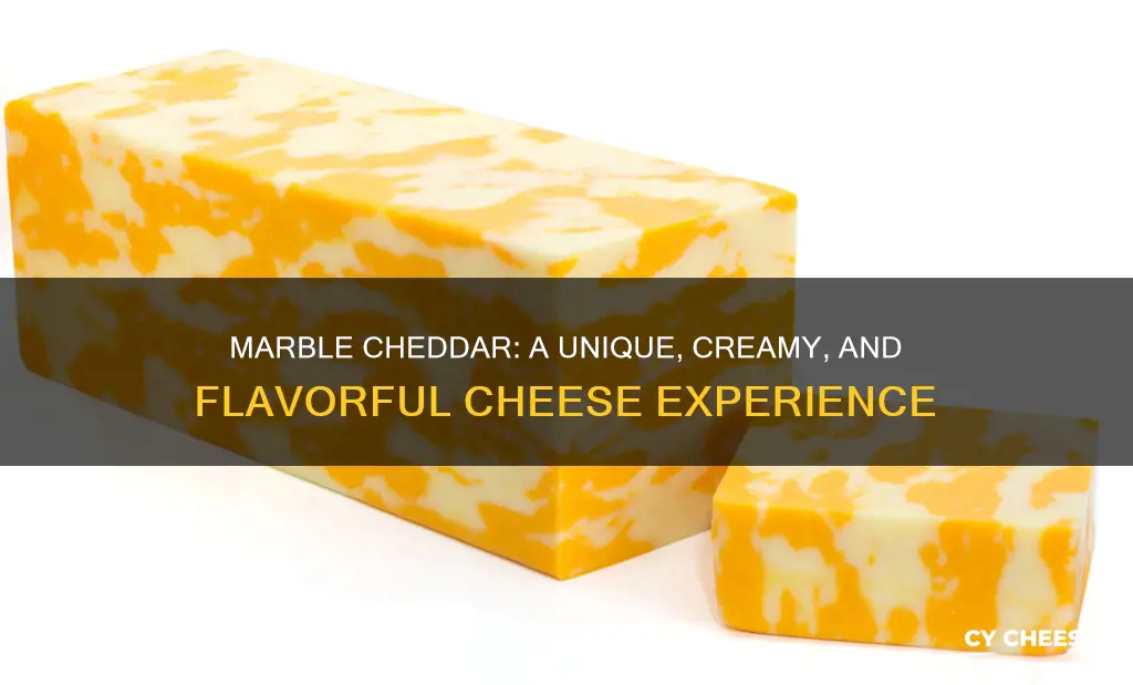 what is marble cheddar cheese