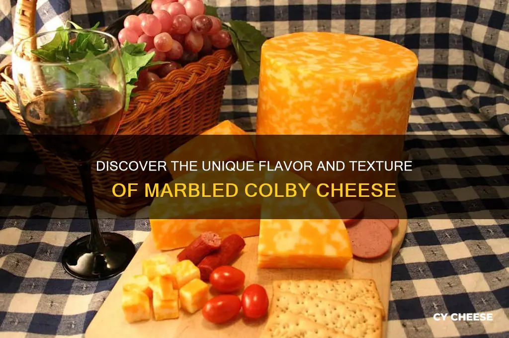 what is marbled colby cheese