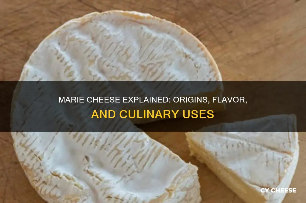 what is marie cheese