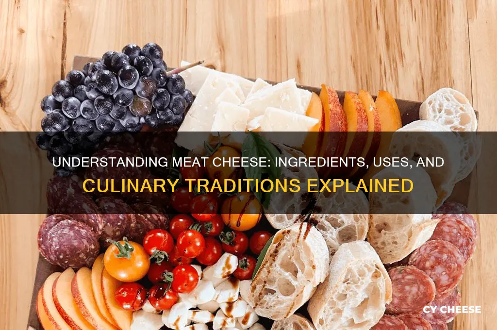 what is meat cheese