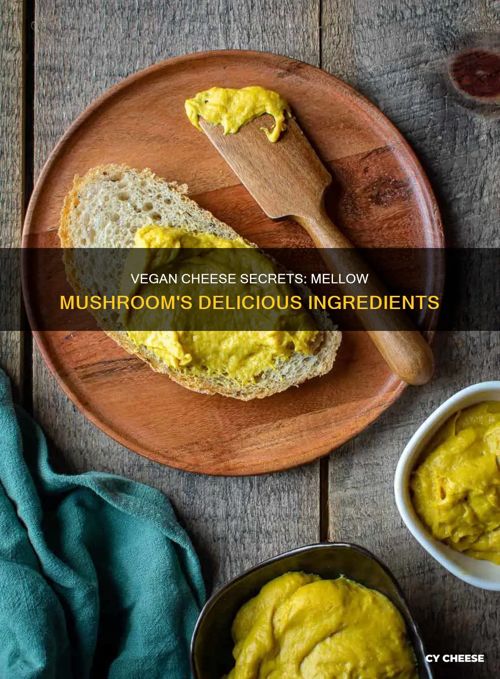 what is mellow mushroom vegan cheese made of