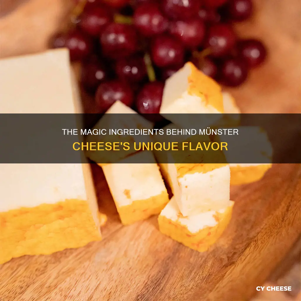 what is meunster cheese mad of