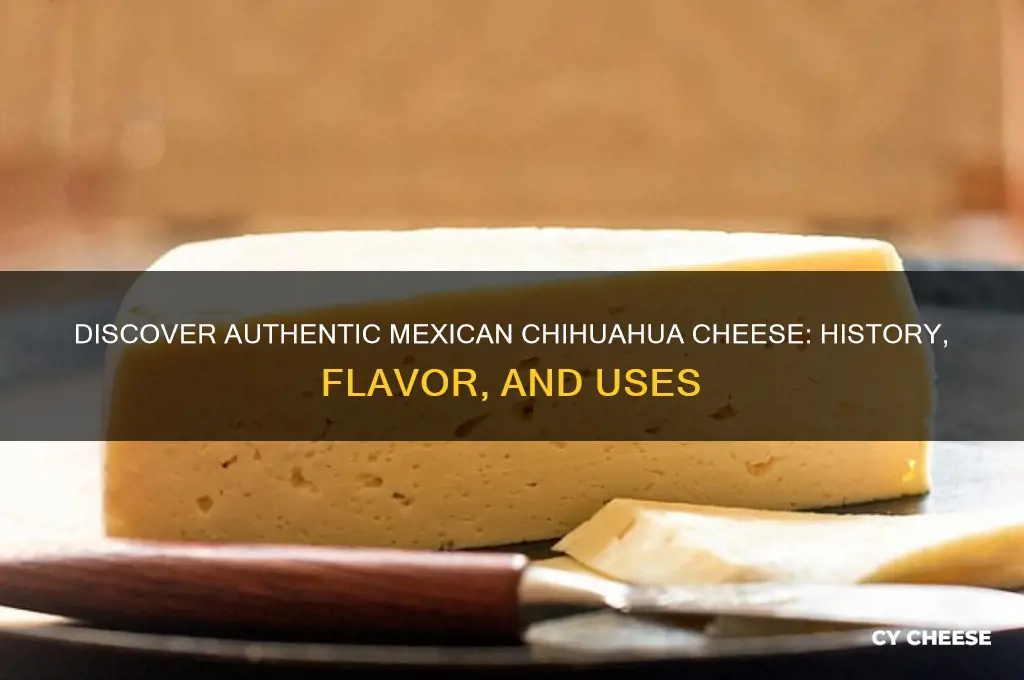 what is mexican chihuahua cheese
