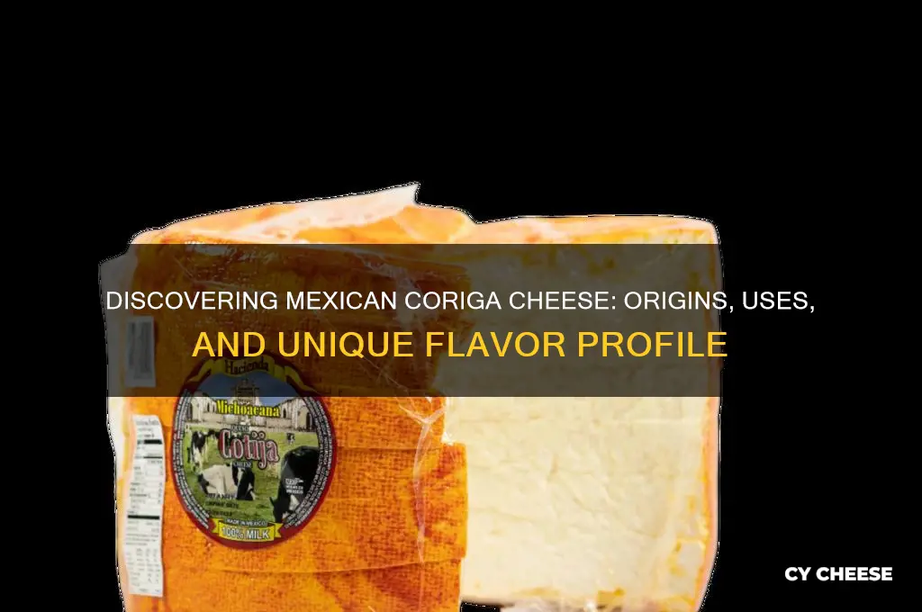 what is mexican coriga cheese
