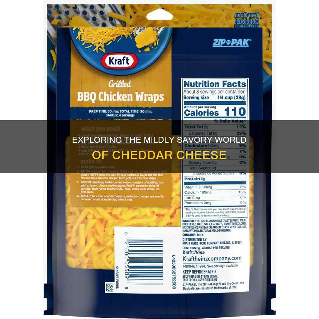 what is mild cheddar cheese