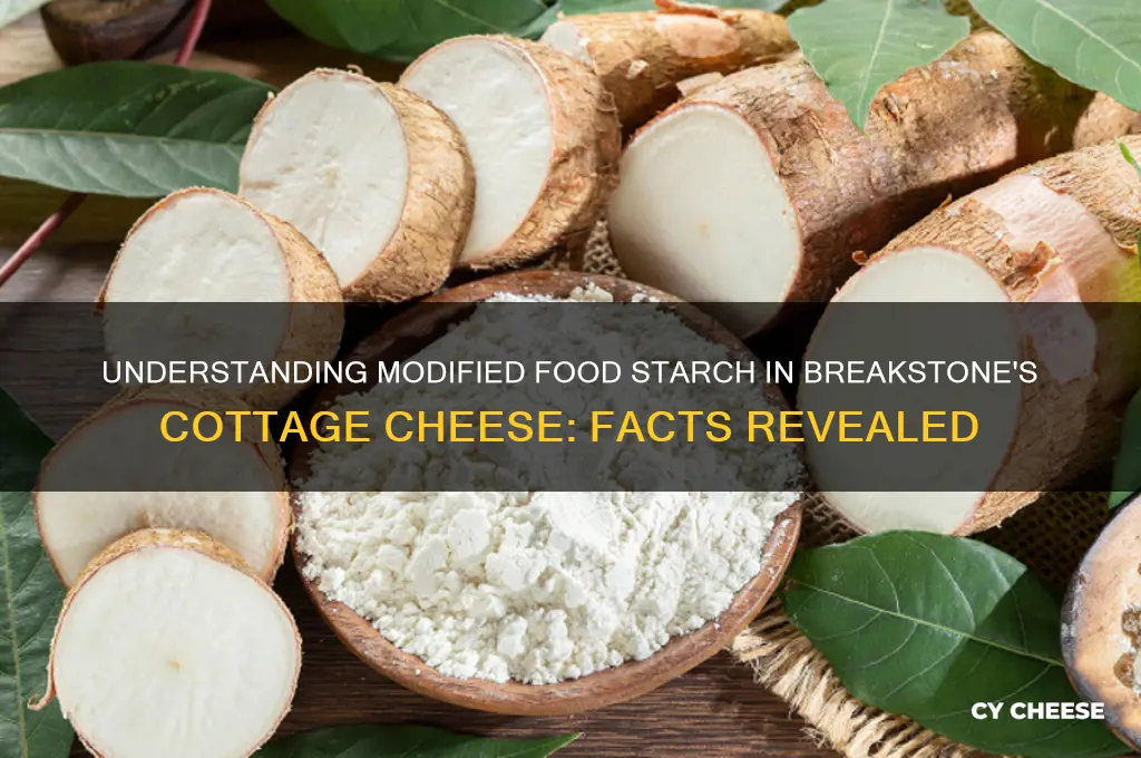 what is modified food starch in breakstone