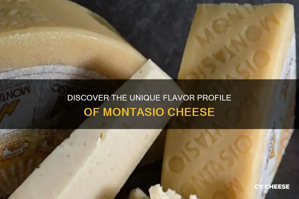 what is montasio cheese flavor
