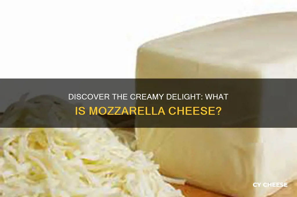 what is mozarella cheese