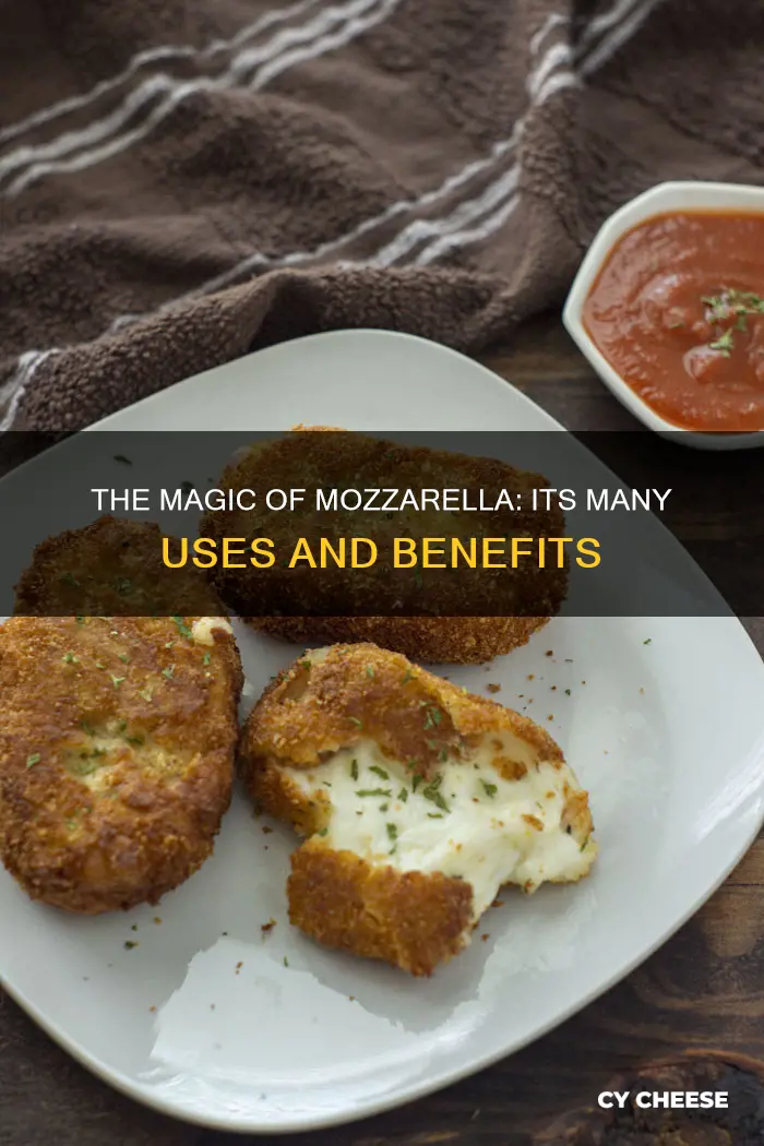 what is mozzarella cheese used for