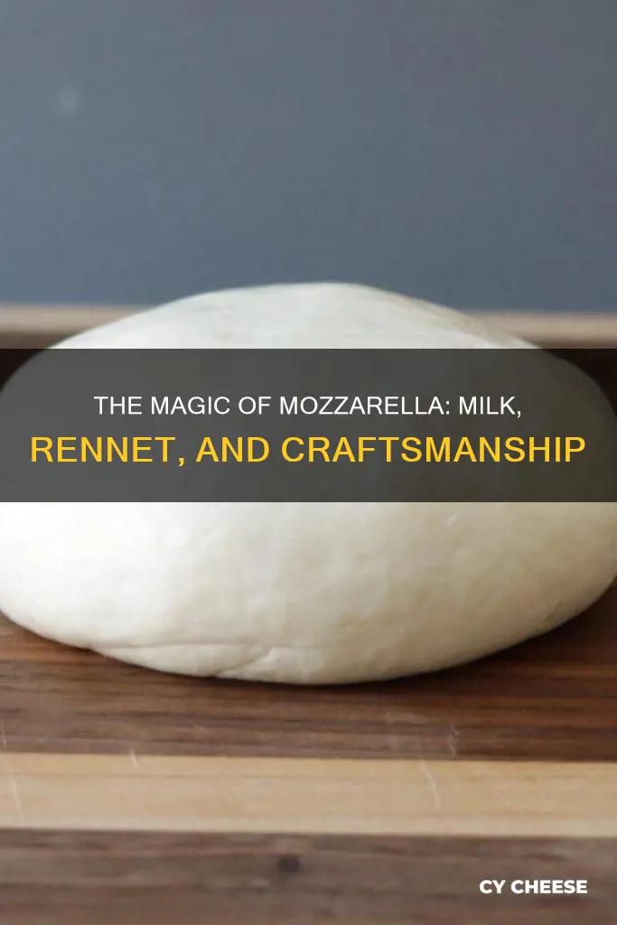 what is mozzzarella cheese made of