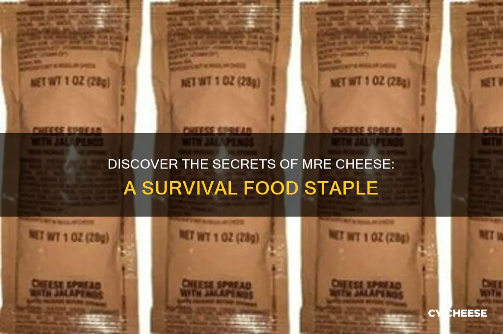 what is mre cheese