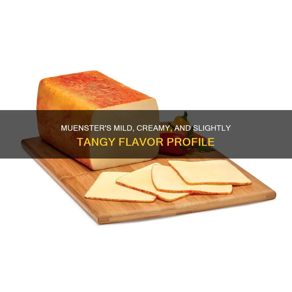 what is muenster cheese taste like