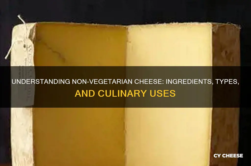 what is non vegetarian cheese