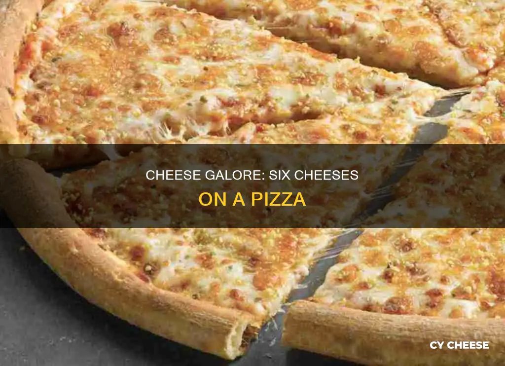 what is on 6 cheese pizza