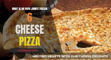 Papa John's Tuscan 6 Cheese Pizza: A Cheesy Adventure