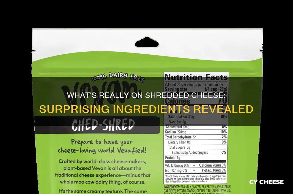 what is on shredded cheese