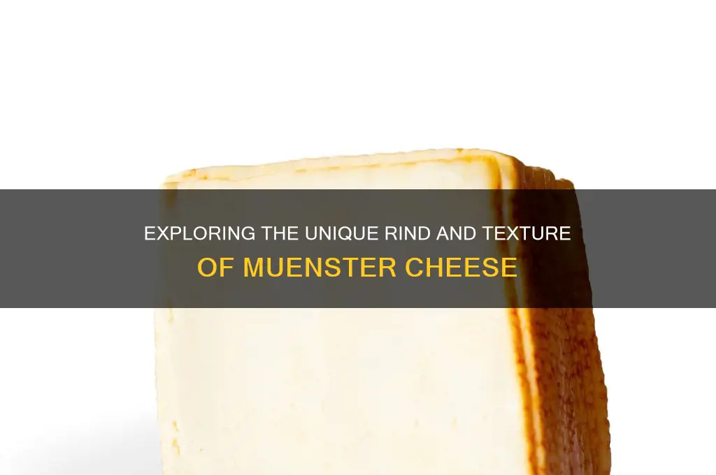 what is on the outside of muenster cheese