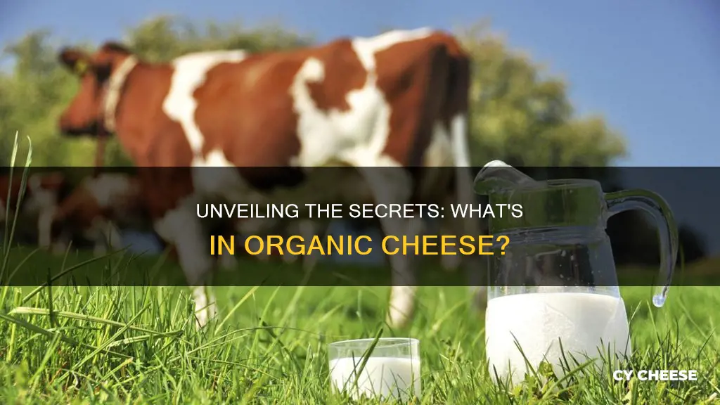 what is organic cheese made of