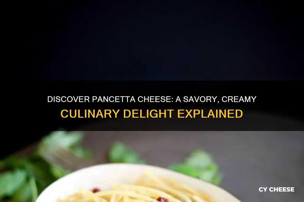 what is pancetta cheese