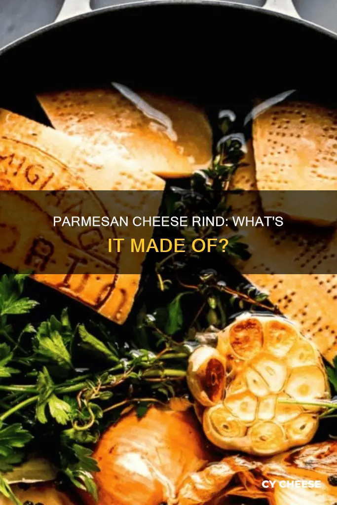 what is parmesan cheese rind made of