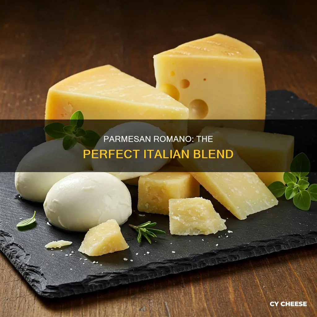 what is parmesan romano cheese blend