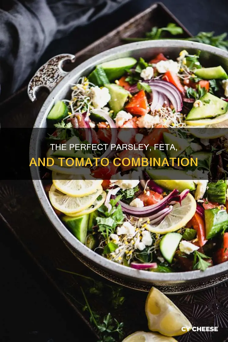 what is parsley feta cheese and tomatoe called