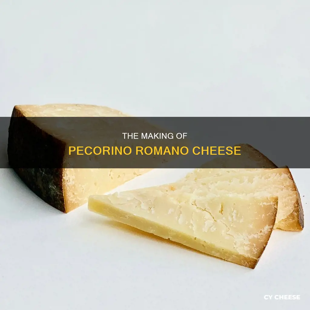 what is pecorino romano cheese made from