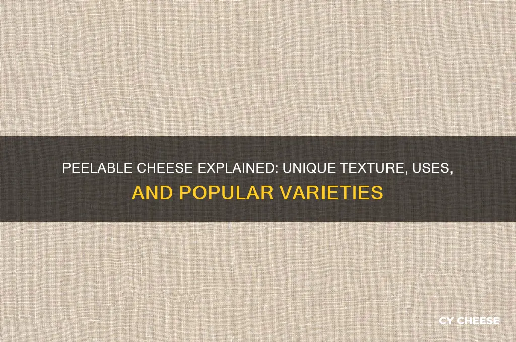 what is peelable cheese