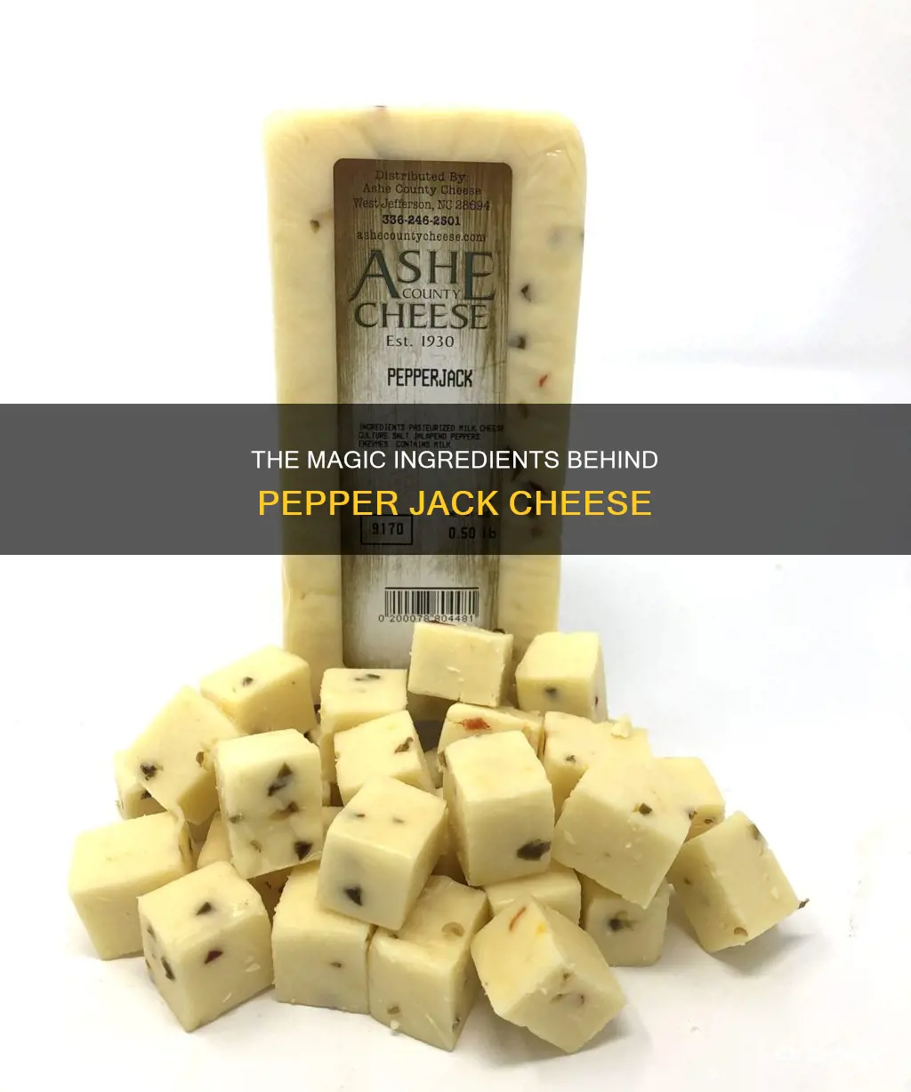 what is pepper jack cheese made from